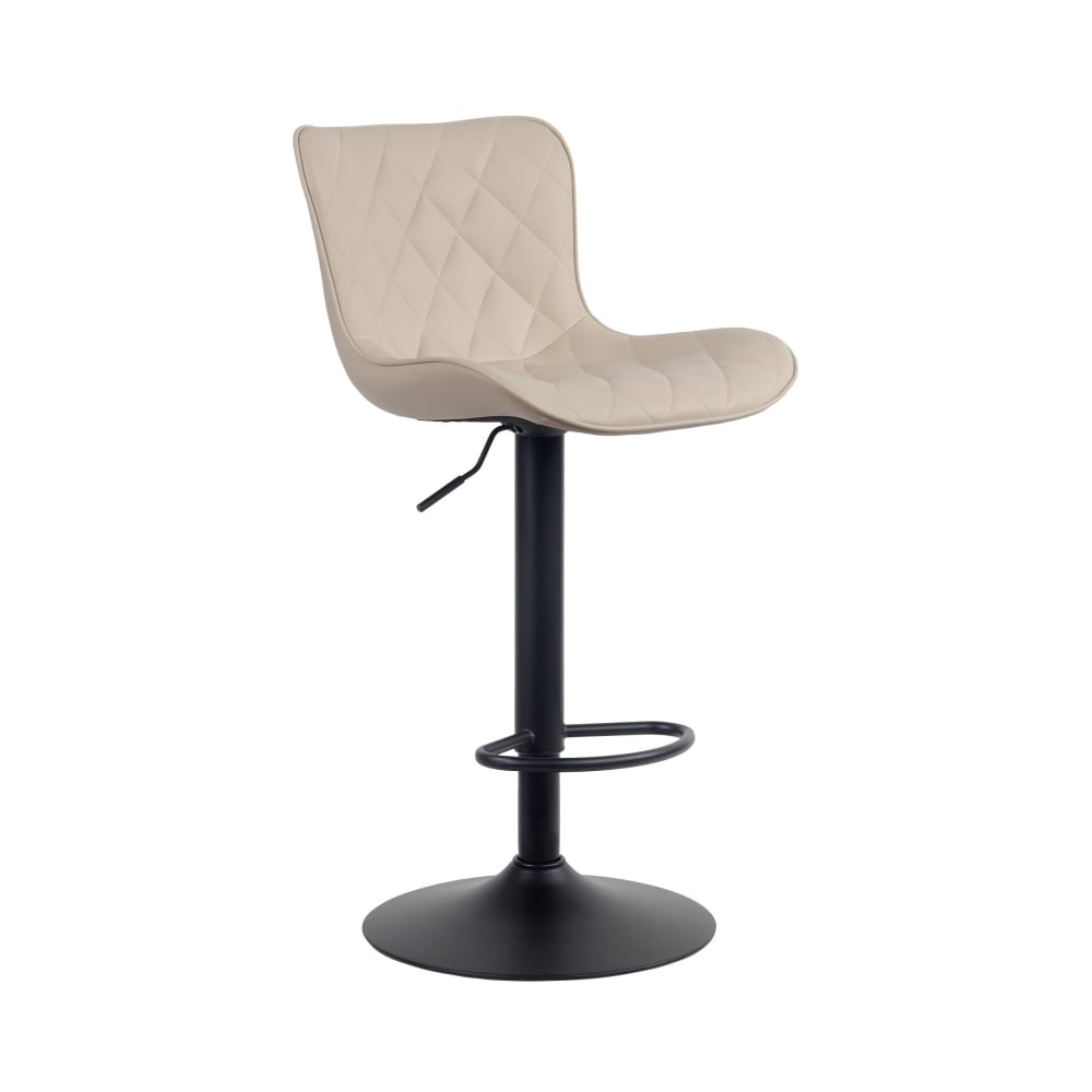 CLP Barhocker höhenverstellbar drehbar Kunstleder creme style modern Beige Pvc - Polyvinlychlorid