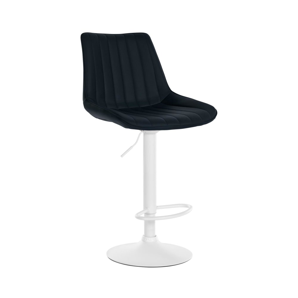 CLP Barhocker Kunstleder höhenverstellbar Kunstleder schwarz style modern - Pvc - Polyvinlychlorid