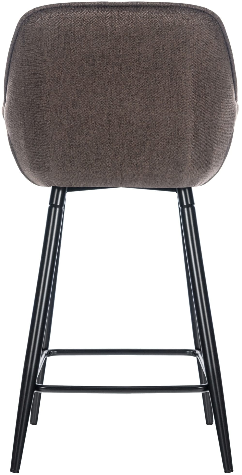 Lot de 2 tabourets de bar avec accoudoirs stoff marron - Maisons du Monde