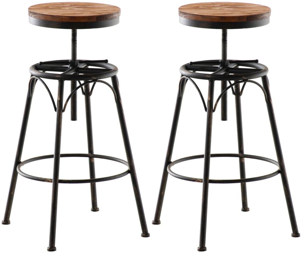 Lot 2 tabourets - bronze
