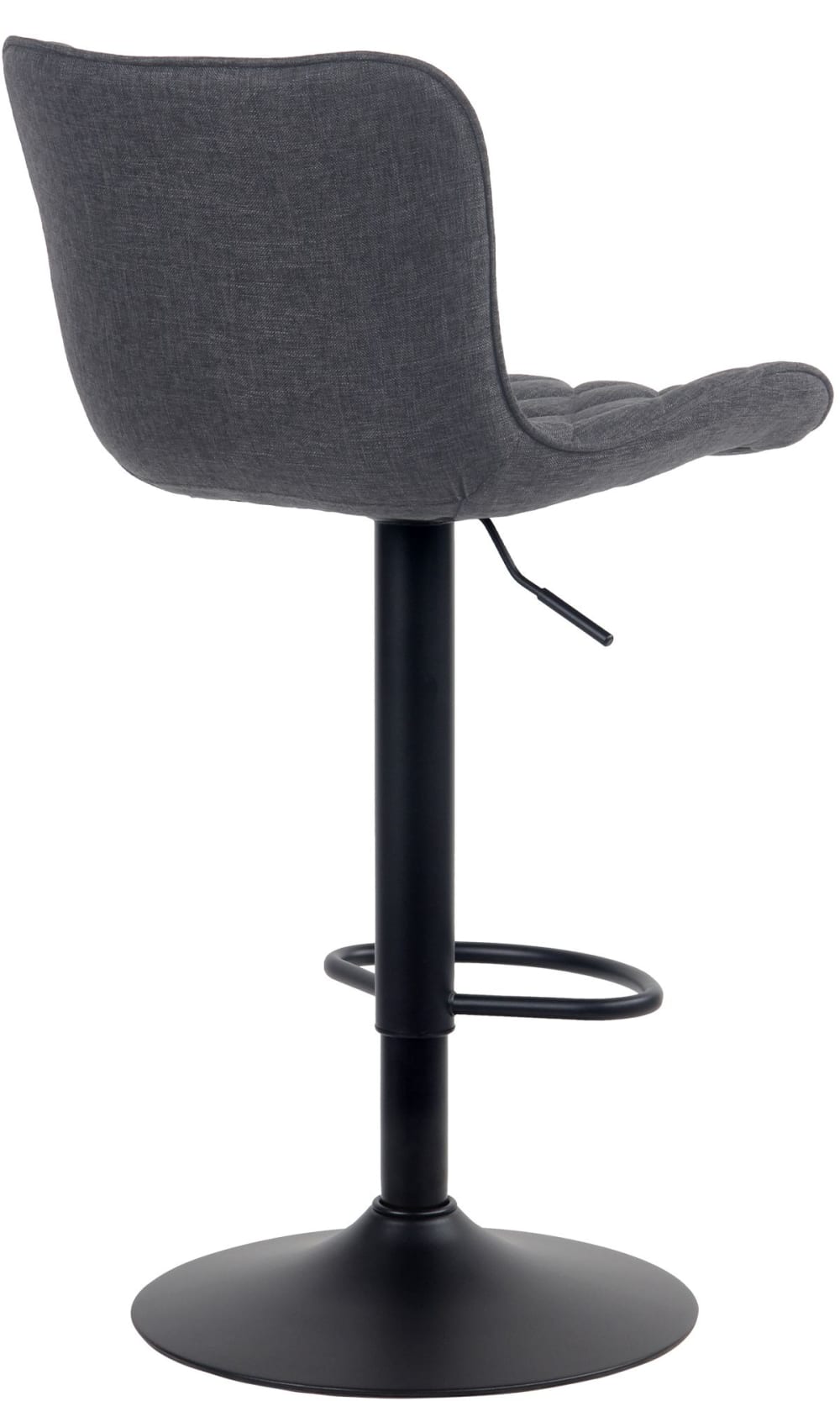 Set di 2 sgabelli da bar regolabili in Tessuto Colore nero - CLP