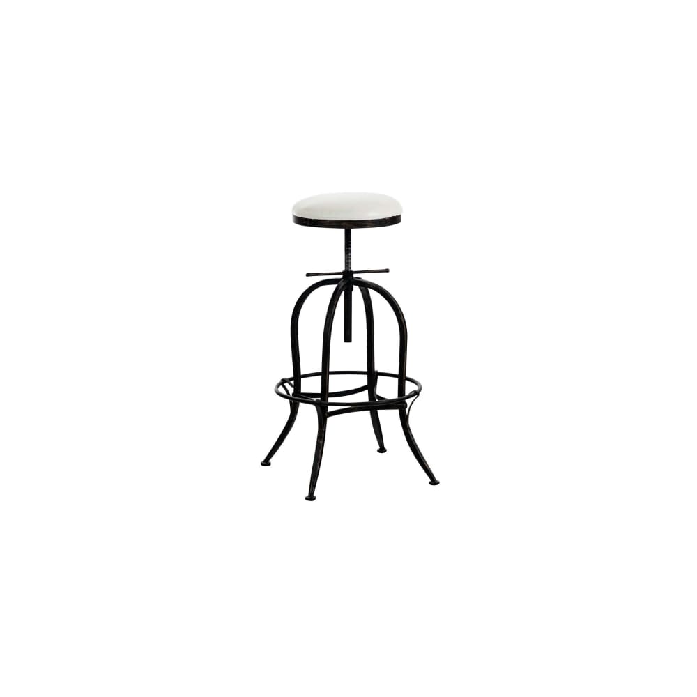 Tabouret de bar industriel réglable en métal Bronze