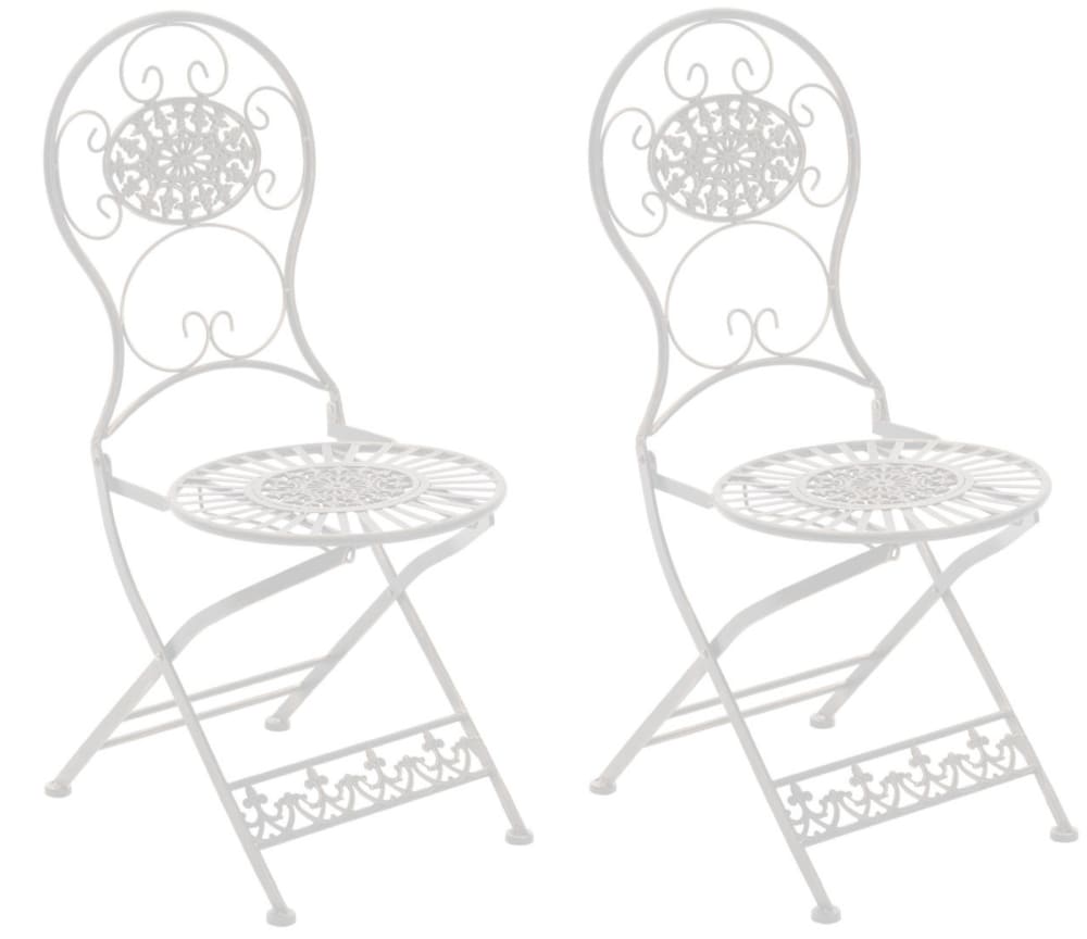 Lot 2 chaises jardin - pliables