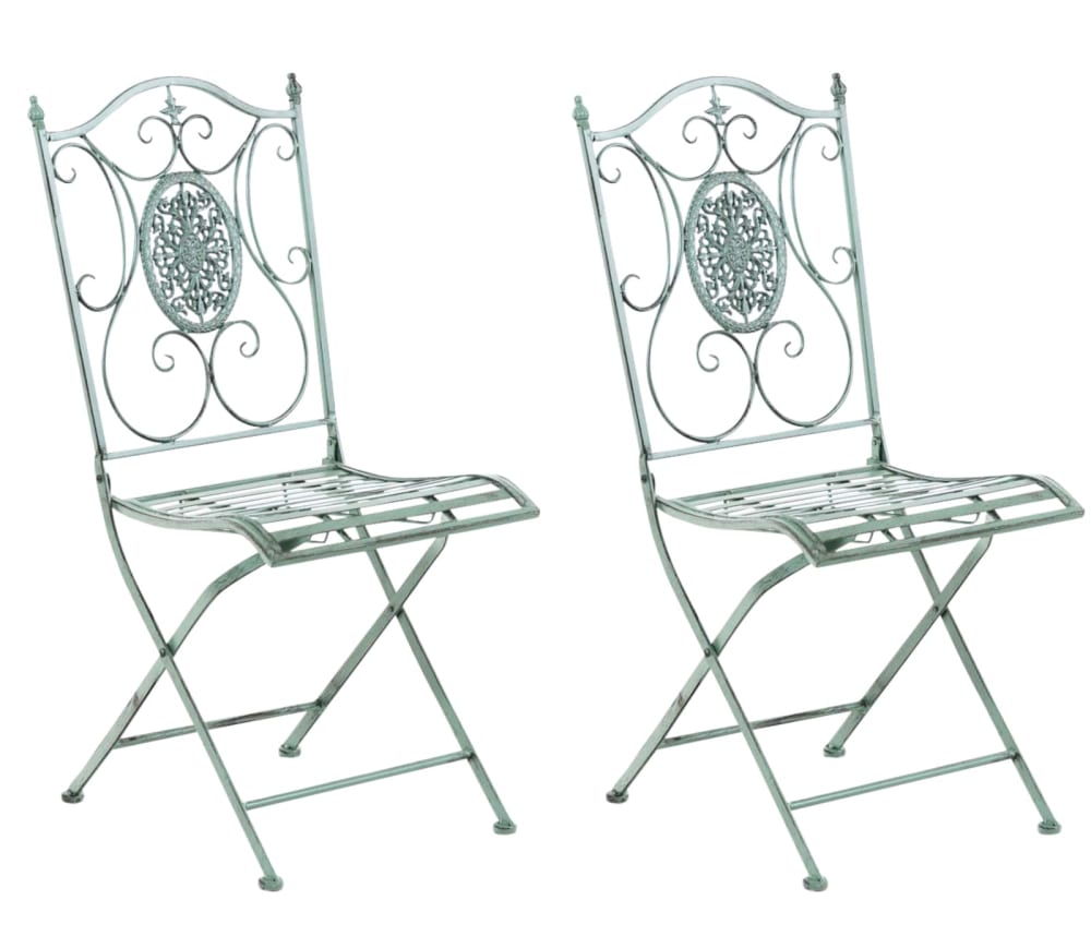 Lot 2 chaises jardin - antique