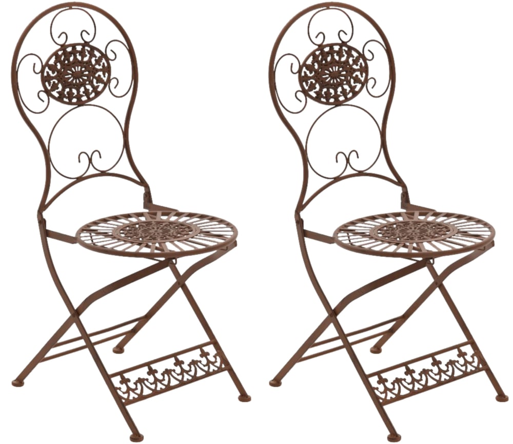 Lot 2 chaises jardin