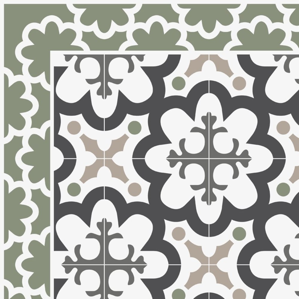 Tapis antidérapant - vinyle - int./ext. - vert - 120x200cm — vue 4