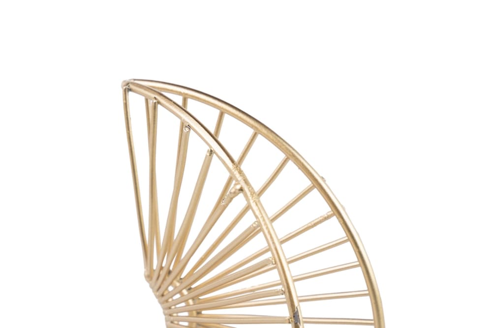 Figura dorado de metal 15x15x29cm - Maisons du Monde
