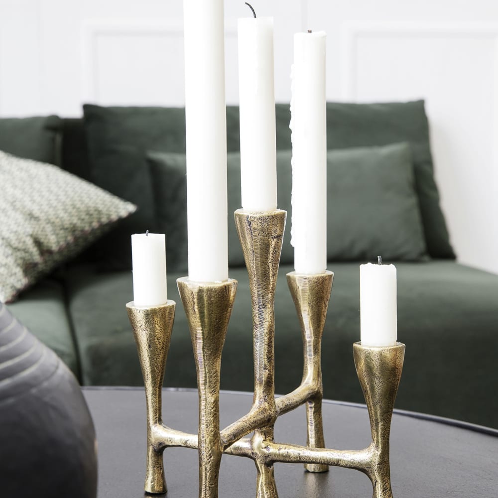 Chandelier en aluminium or h20 — vue 3