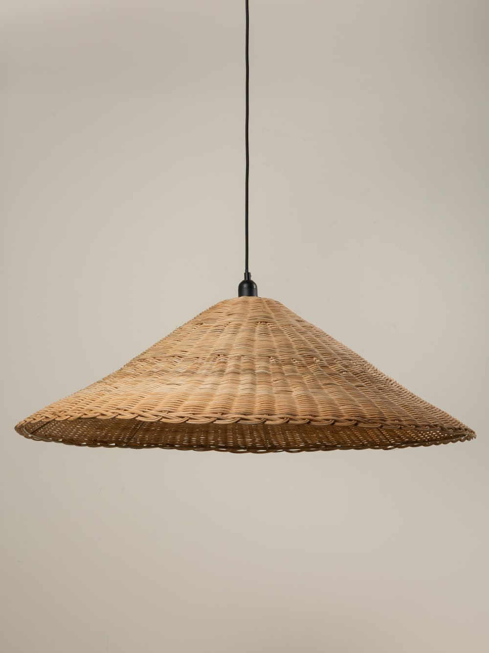 Suspension en rotin beige - Maisons du Monde