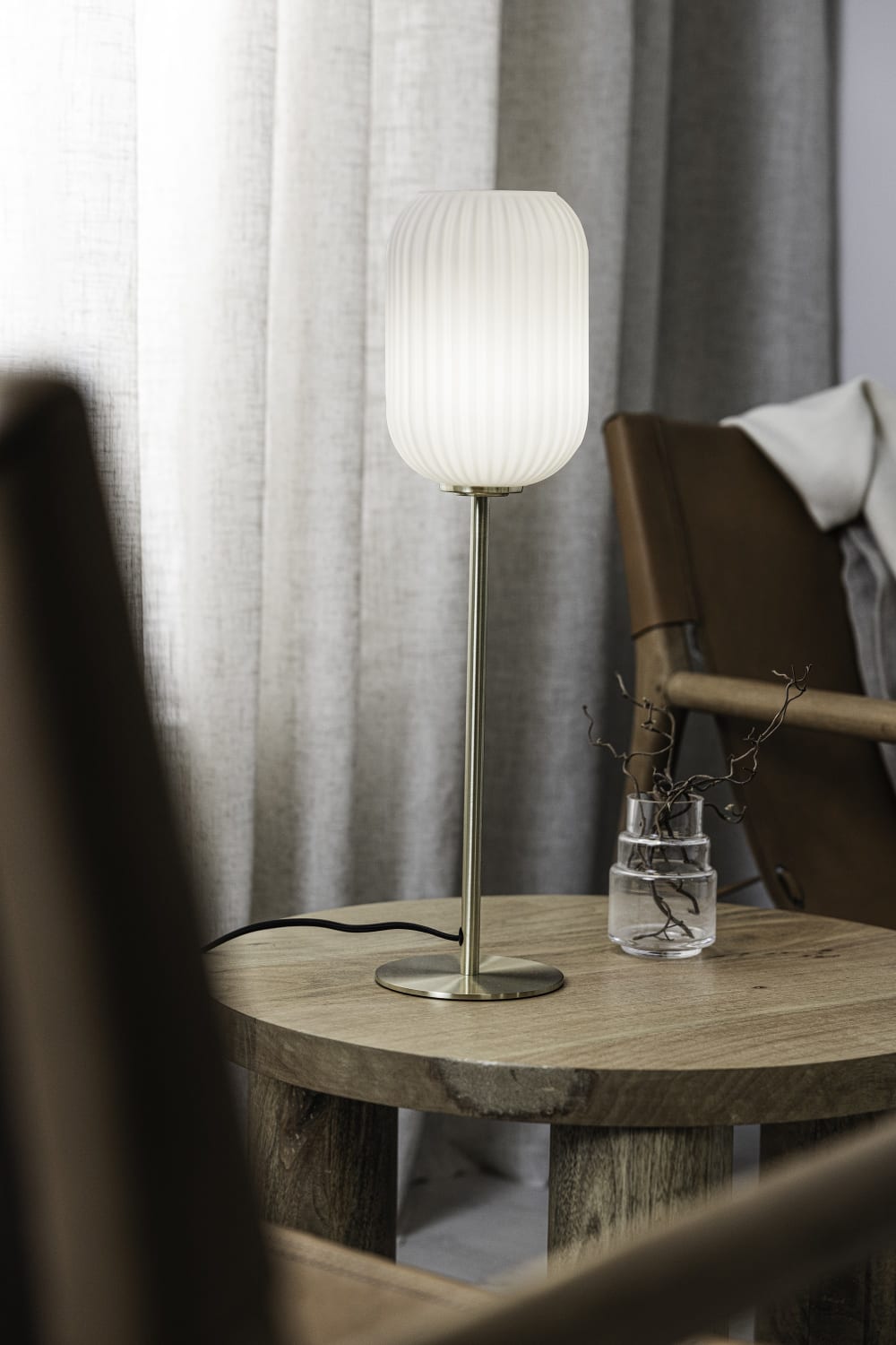 Lampe de table 1xE14 laiton brossé — vue 3