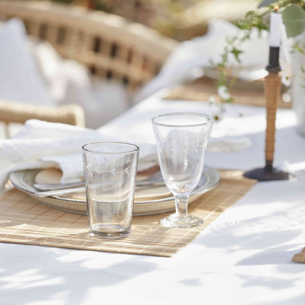 Set de 6 verres à vin en verre - Maisons du Monde