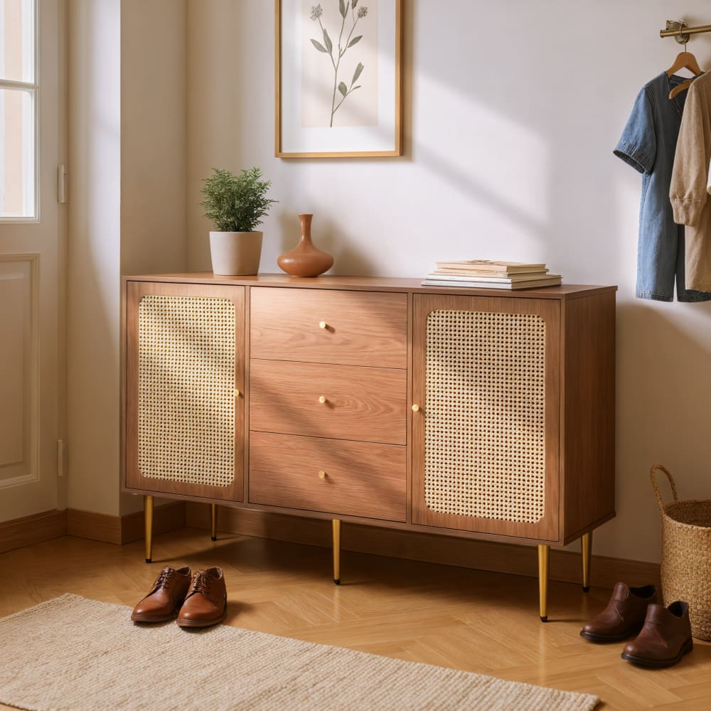 Meuble de rangement pour chaussures avec portes