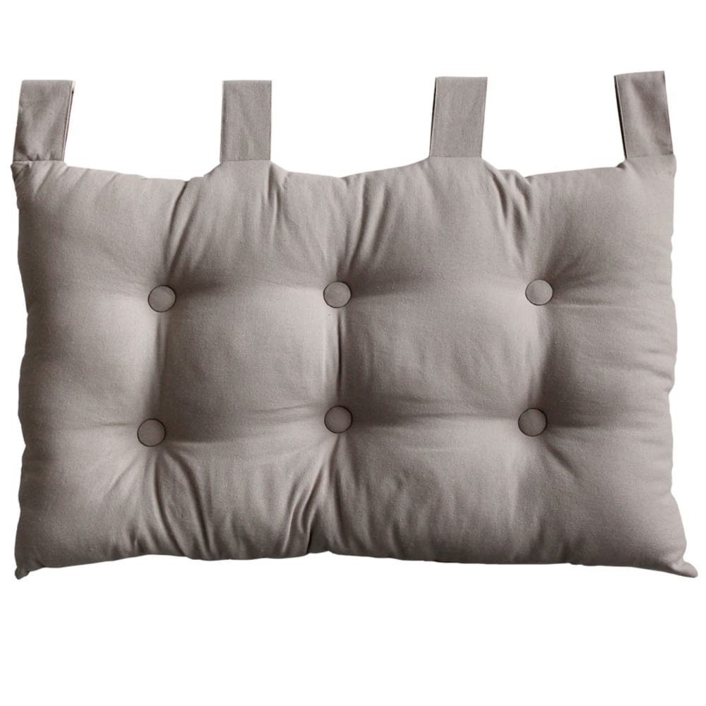 Tête de lit coussin en coton naturel 70x45 cm Tête de lit coussin en coton naturel 70x45 cm