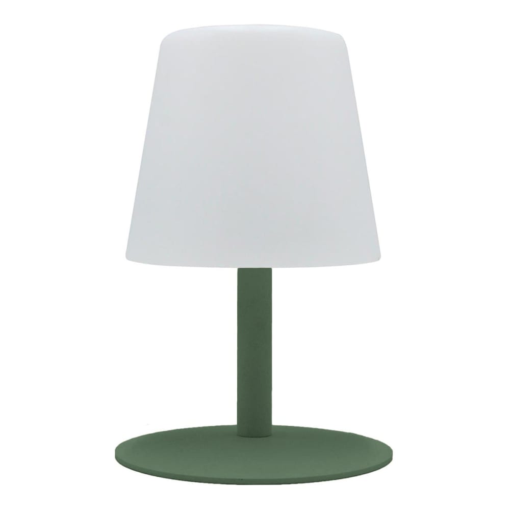 Lampe de table sans fil Acier Vert h25cm