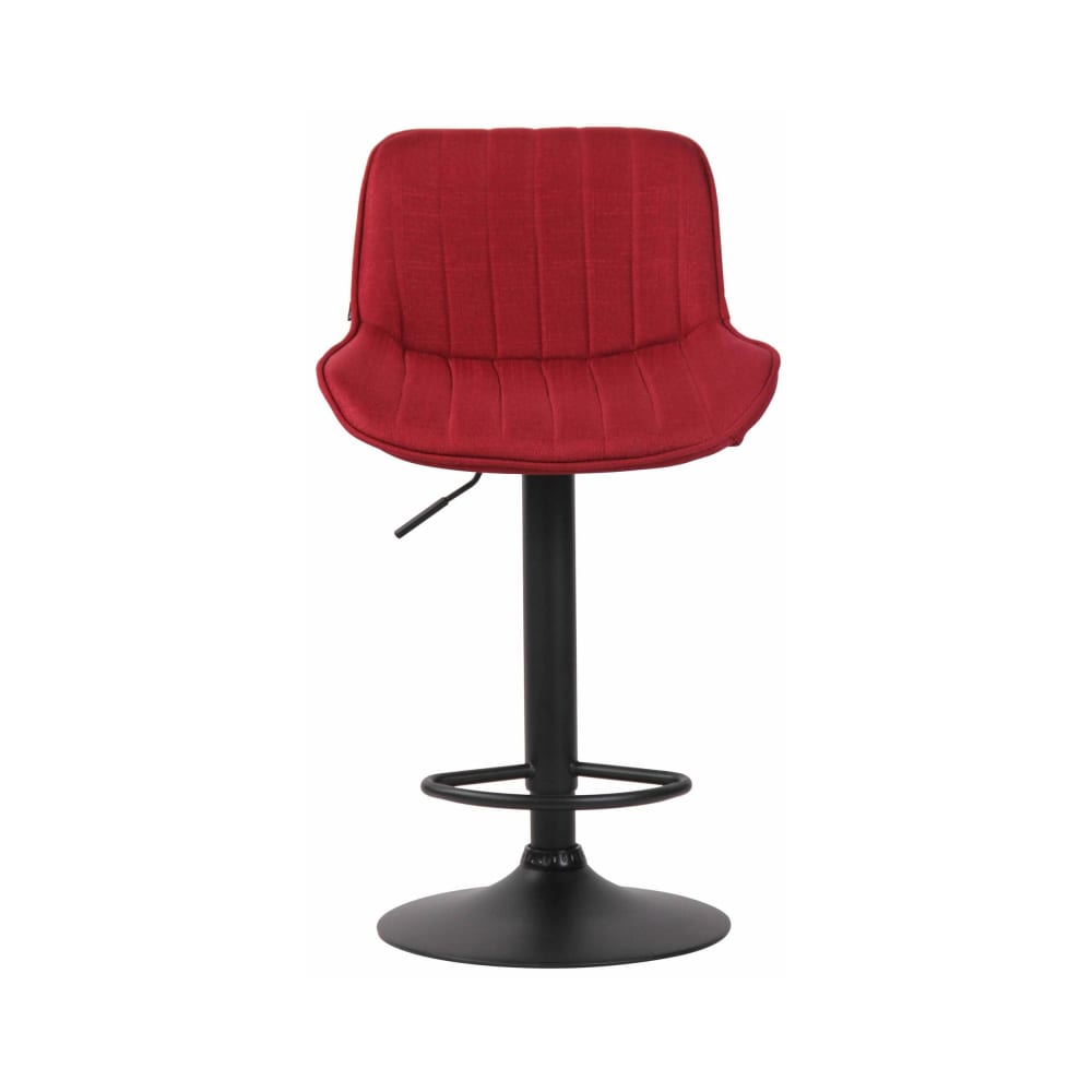 Set di 2 sgabelli da bar regolabili in Tessuto Colore rosso - CLP