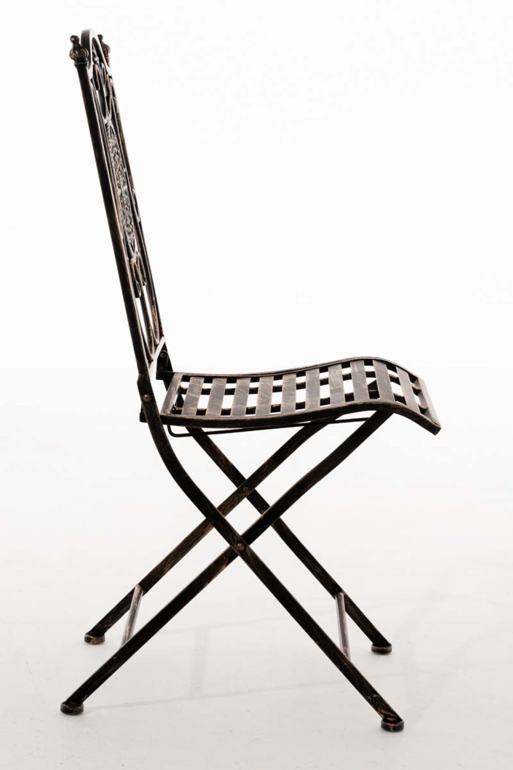 Silla de exterior plegable en Metal Bronce - Maisons du Monde