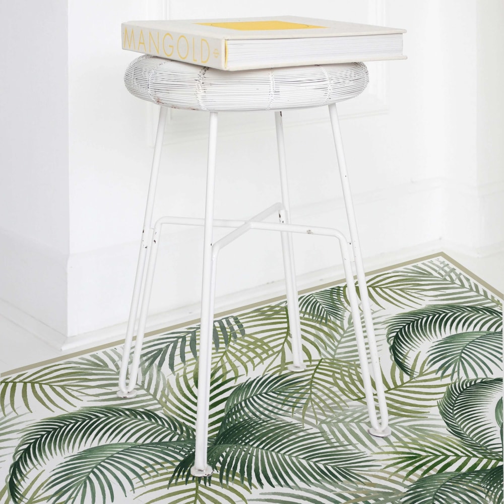 Tapis en vinyl aquarelle tropicale vert 48x198 cm — vue 3