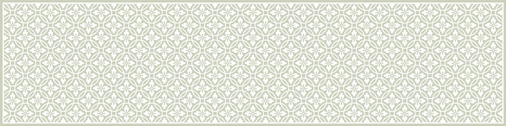 Tapis en vinyl vintage vert 48x198 cm