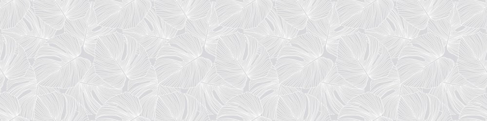 Tapis en vinyl palmiers gris 48x198 cm