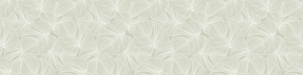 Tapis en vinyl palmiers vert 48x198 cm