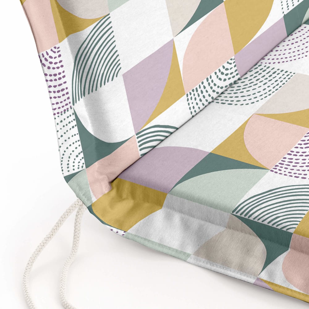 Cojín para silla de jardín 100% algodón multicolor 101x41x4 - Maisons du Monde
