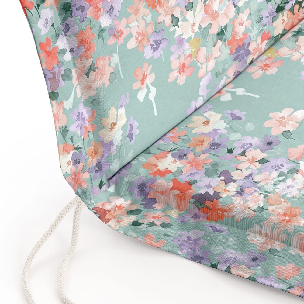 Housse de coussin 100% coton multicolore 45x45 cm — vue 3