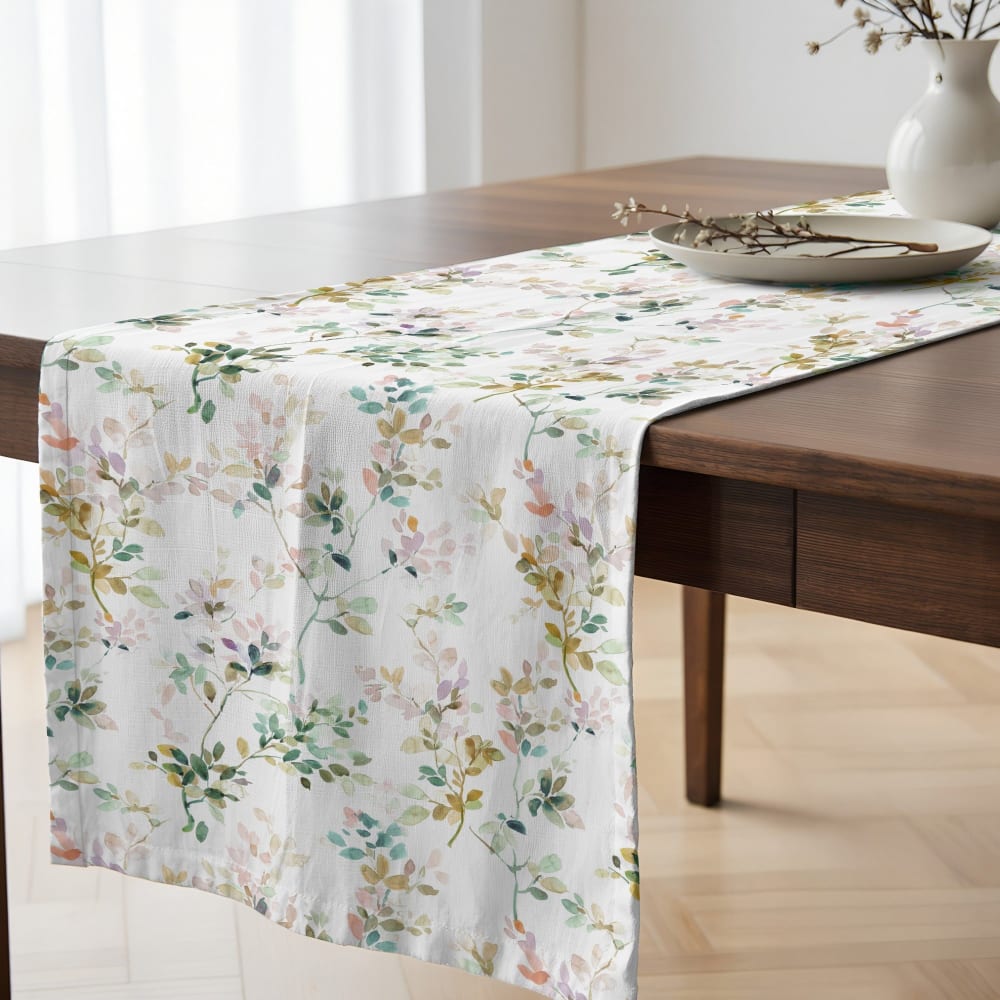 Camino de mesa 100% algodón multicolor 50x150 cm