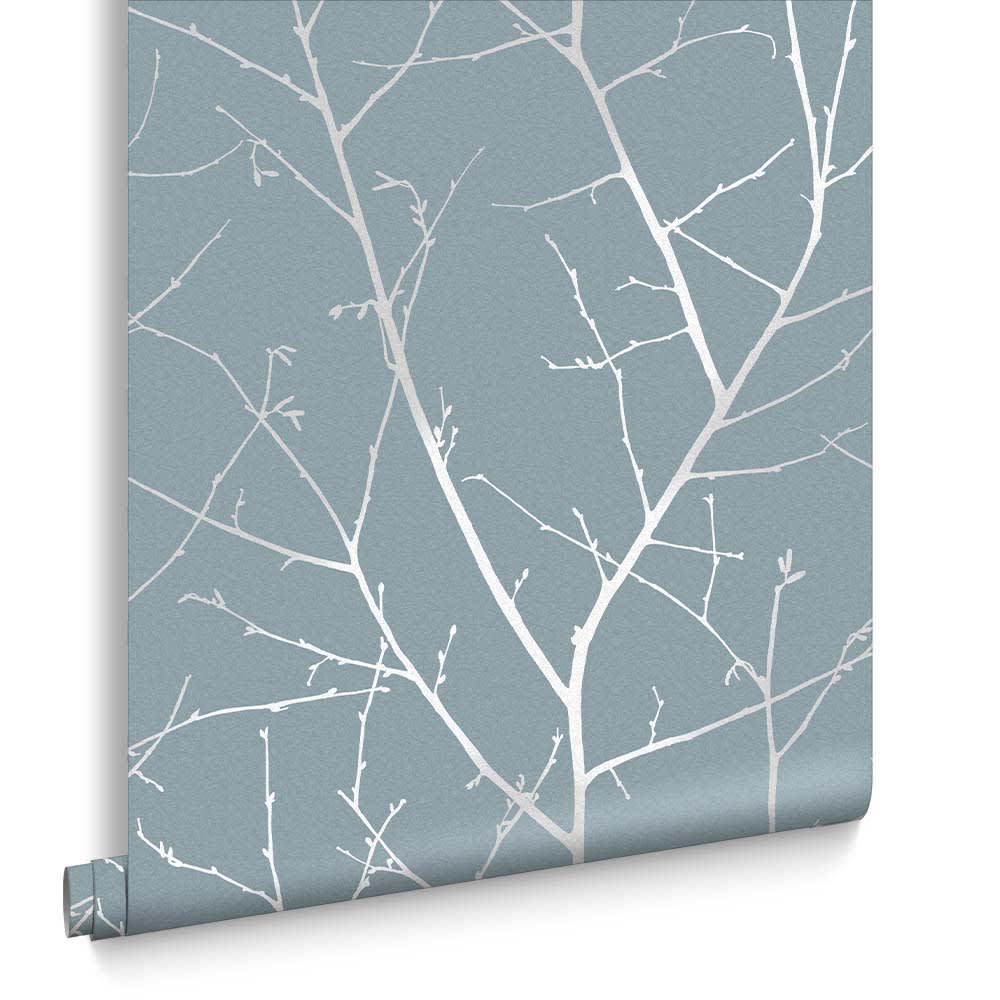 Carta da parati boreas breathe blu 1005 x 52cm - Graham & Brown