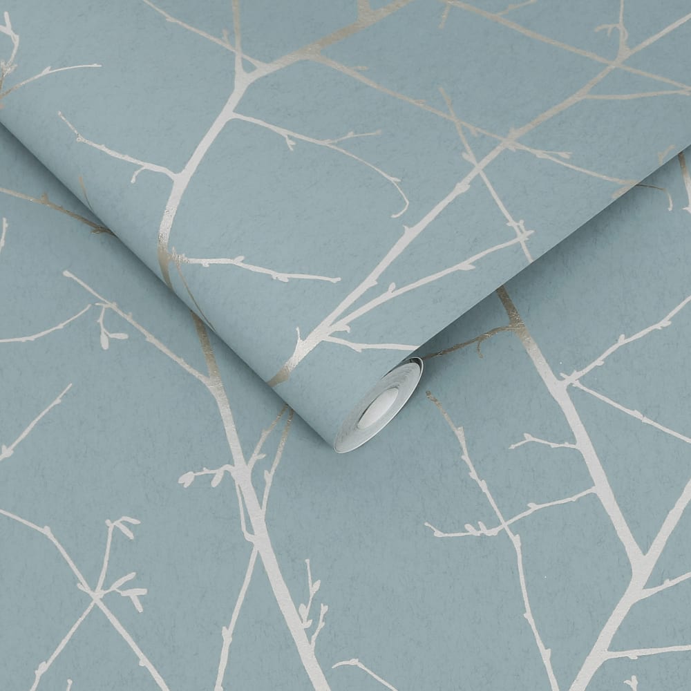Papier peint boreas bleu acier 1005 x 52cm — vue 4
