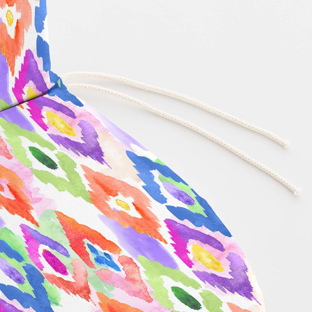 Cojín para silla de exterior 100% algodón multicolor 48x90x5 cm - Maisons du Monde