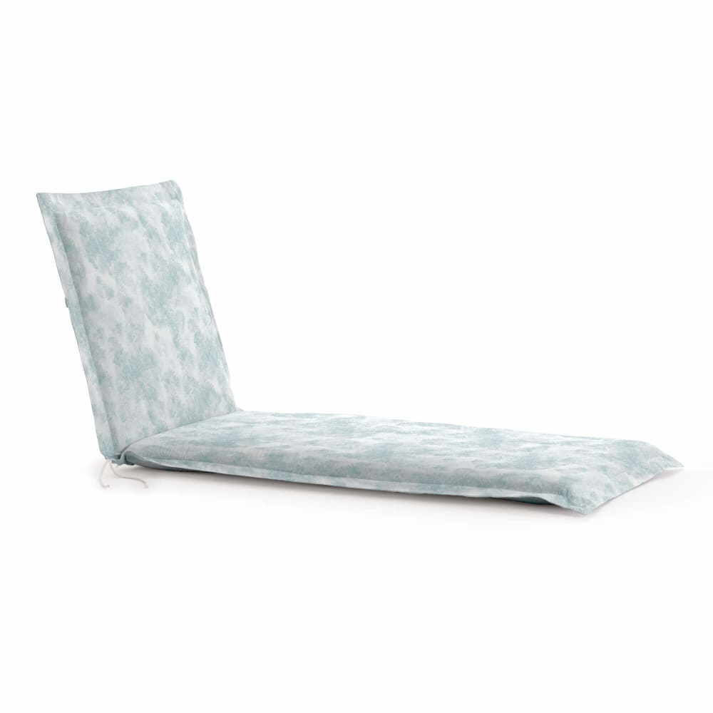 Coussin pour transat Bleu et Blanc 176x53x5
