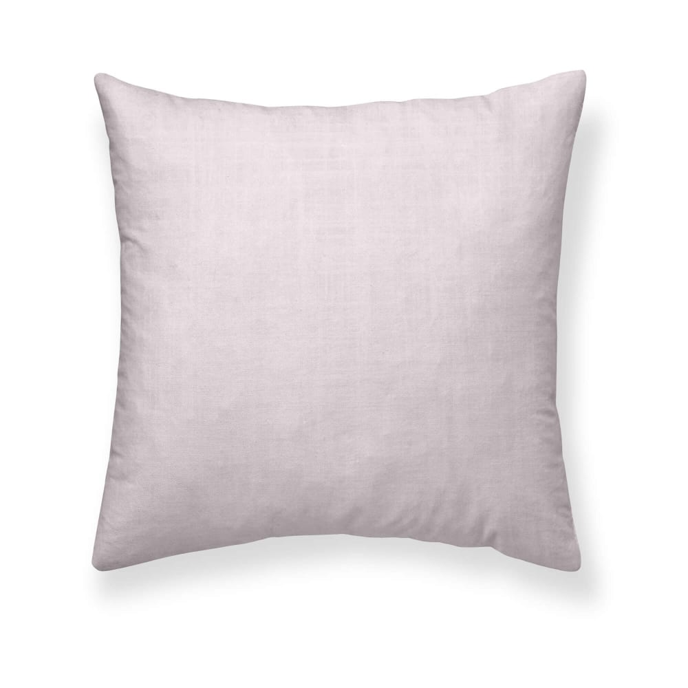 Funda de cojín 100% algodón rosa 50x50 cm