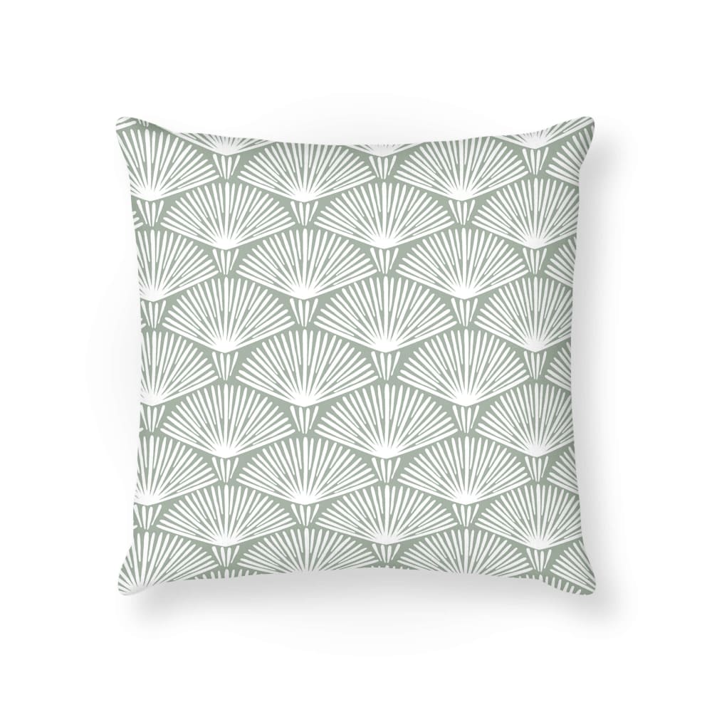 Funda de cojín 100% algodón azul 45x45 cm