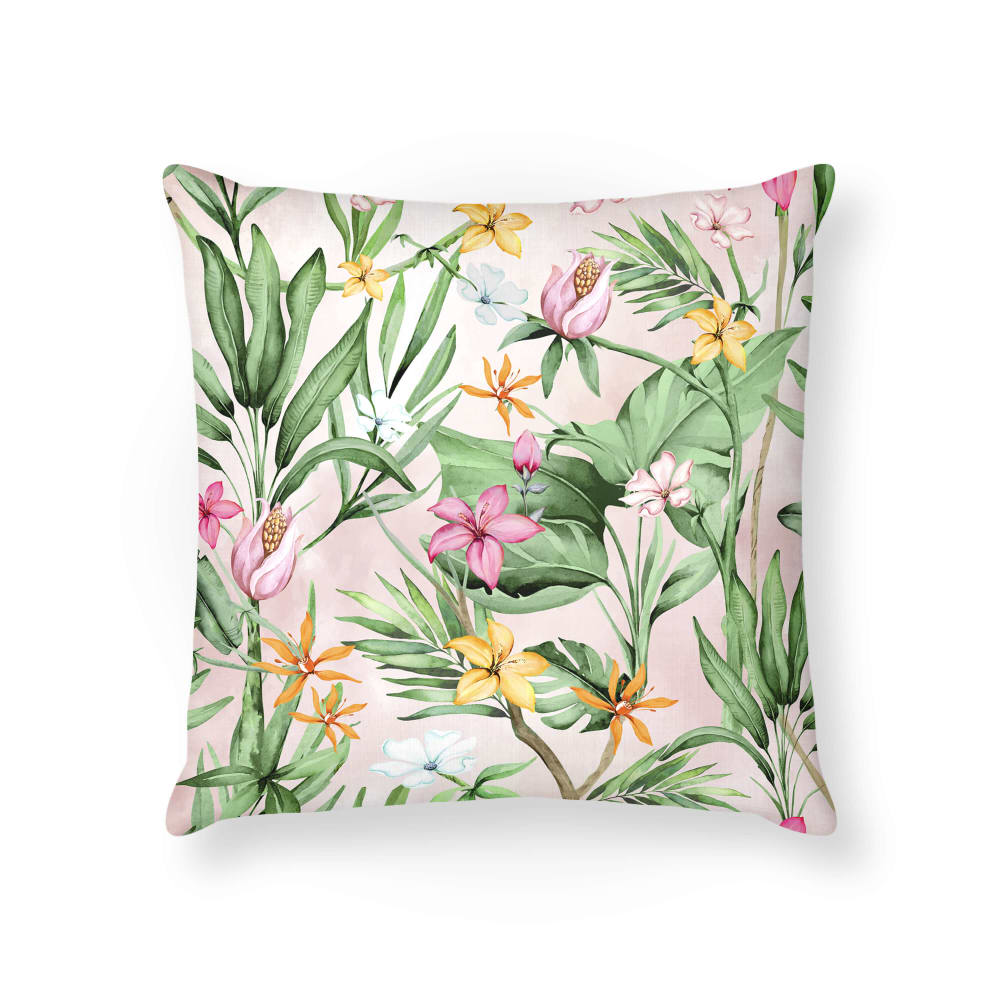 Funda de cojín 100% algodón multicolor 45x45 cm - Maisons du Monde