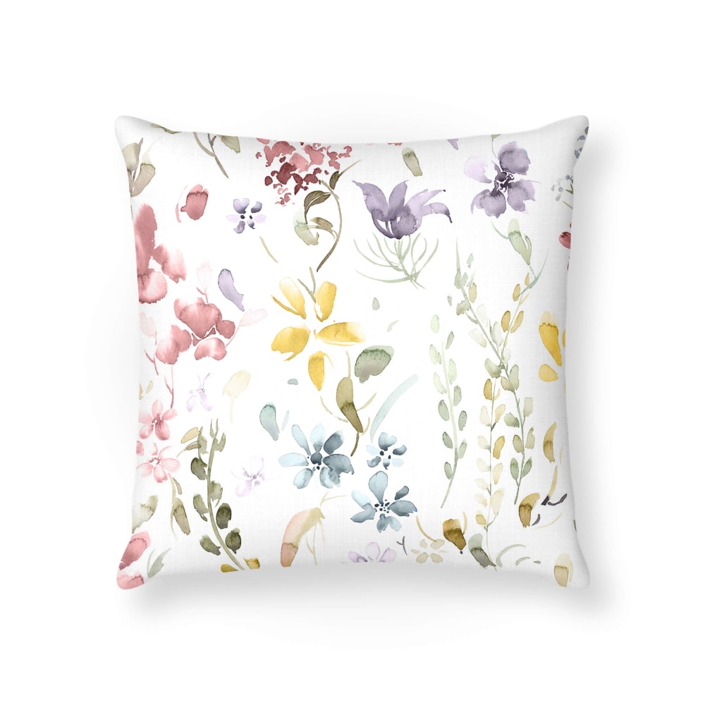 Funda de cojín 100% algodón multicolor 45x45 cm - Maisons du Monde