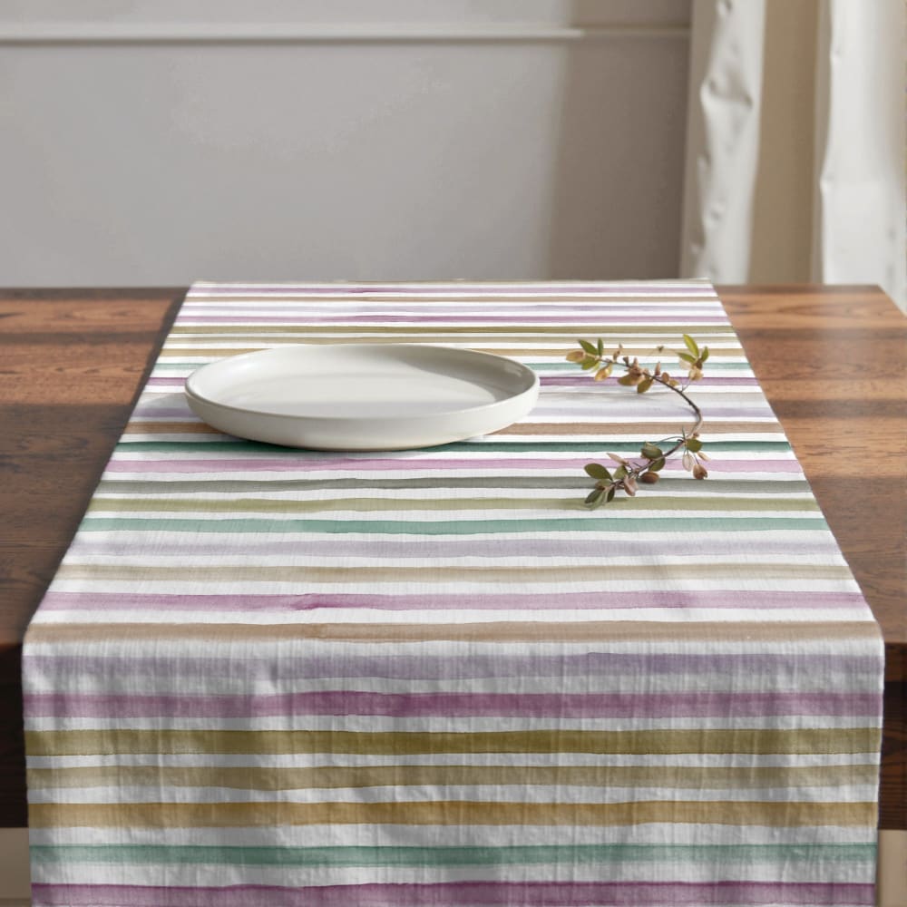 Camino de mesa 100% algodón multicolor 50x150 cm - Maisons du Monde