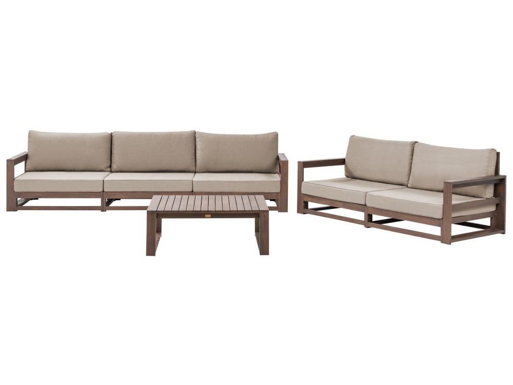 set d'extérieur en bois