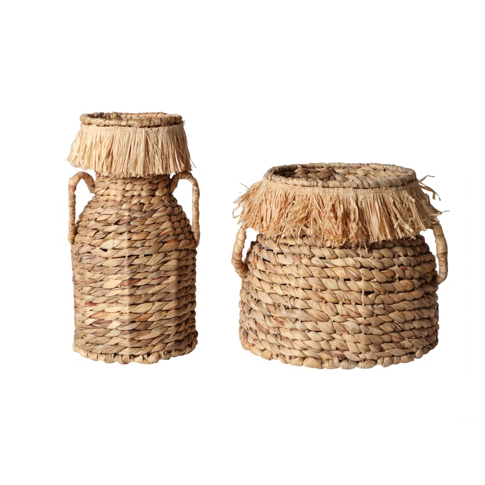 corbeille en fibre naturelle