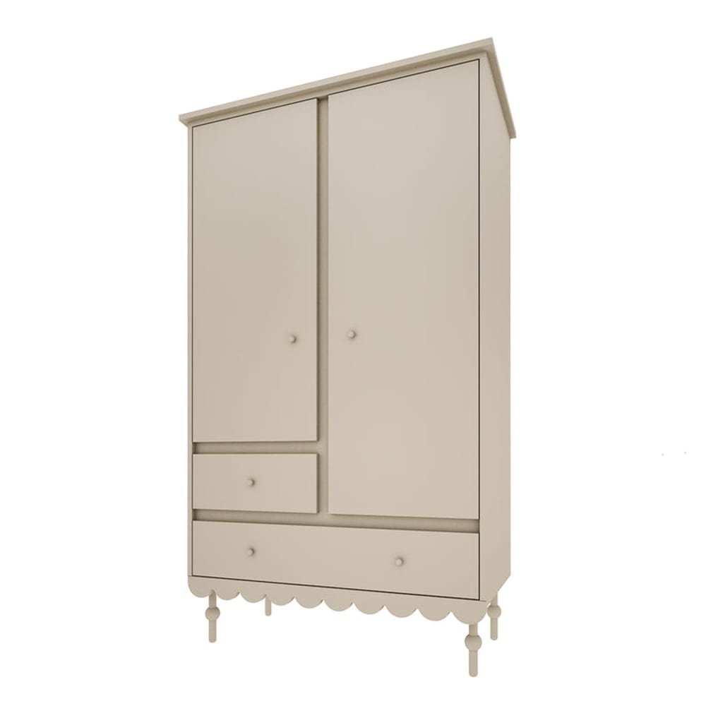 Armoire 2 portes 2 tiroirs panneaux stratifiés vert Armoire 2 portes 2 tiroirs panneaux stratifiés vert