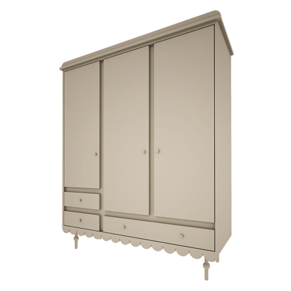 Armoire 3 portes 3 tiroirs panneaux stratifiés vert Armoire 3 portes 3 tiroirs panneaux stratifiés vert