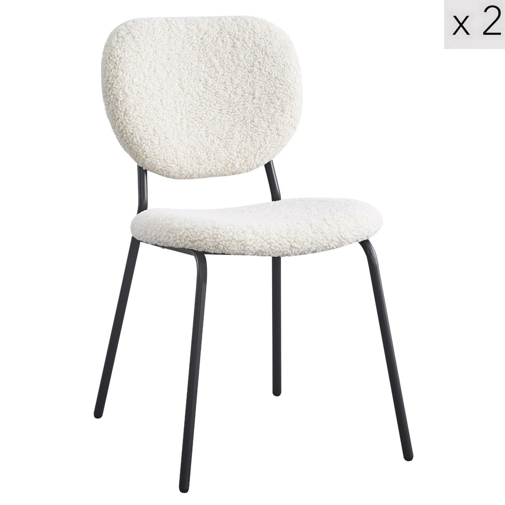 Lot 2 chaises salle - scandinaves