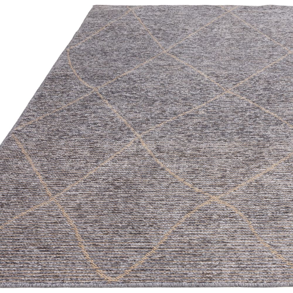 Tapis de salon en jute gris 120x170 cm — vue 4