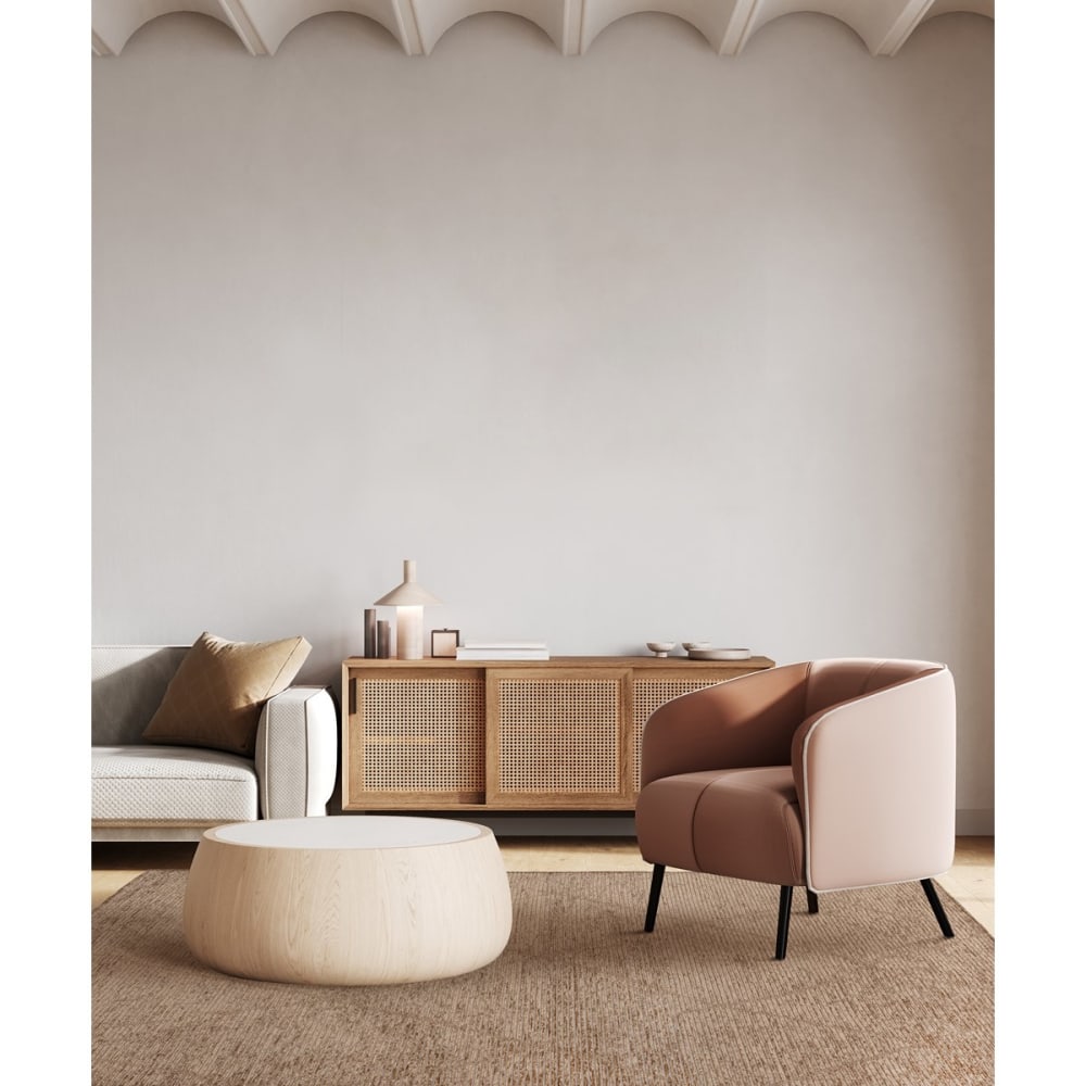 Tapis de salon en jute marron 120x170 cm — vue 4