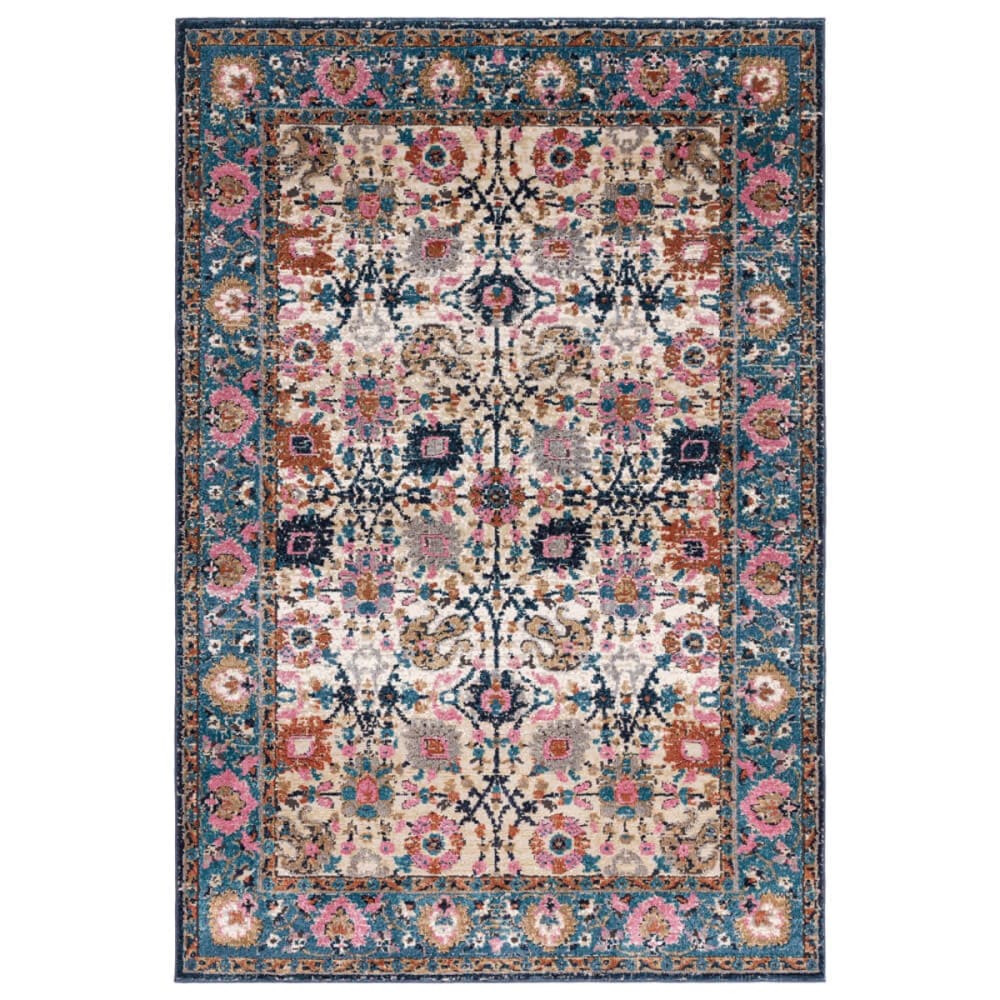 Tapis de salon moderne bleu 120x170 cm