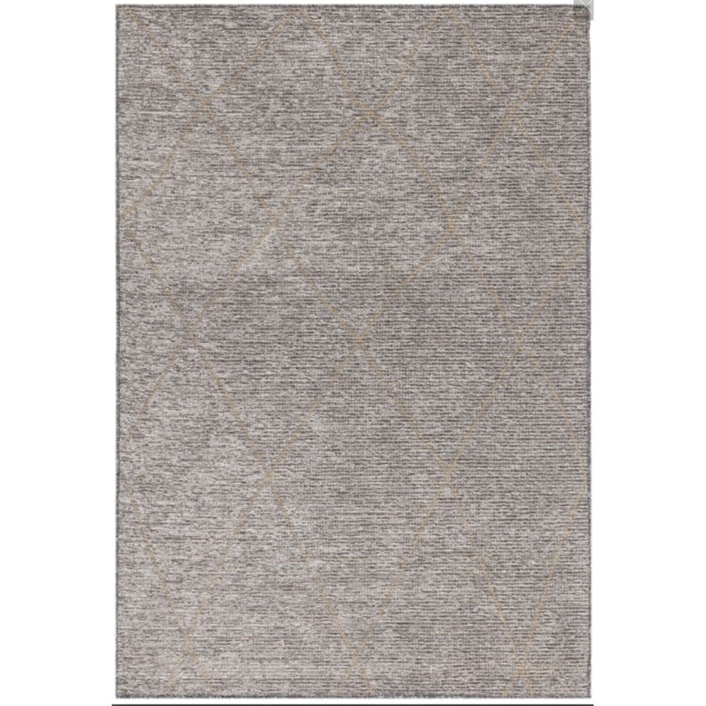 Tapis de salon en jute gris 160x230 cm