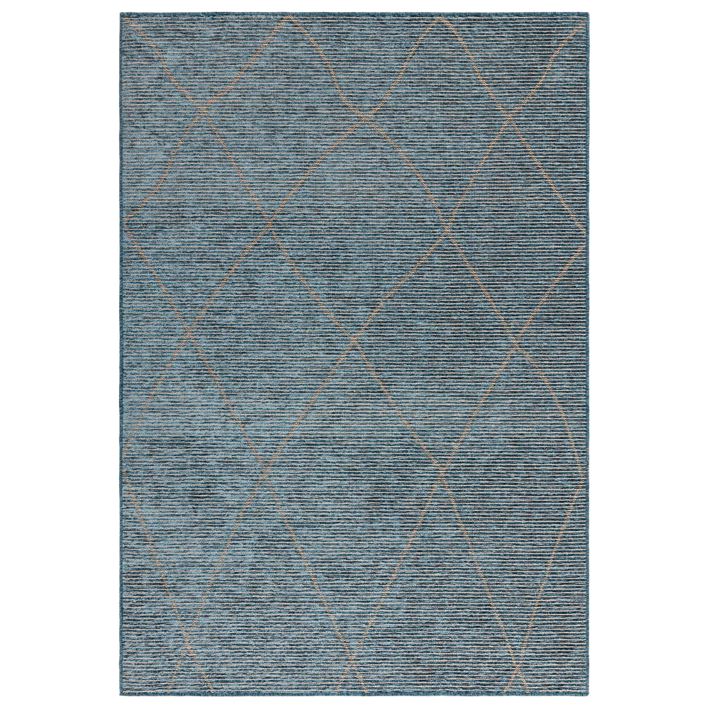 Tapis de salon en jute bleu 160x230 cm - Maisons du Monde