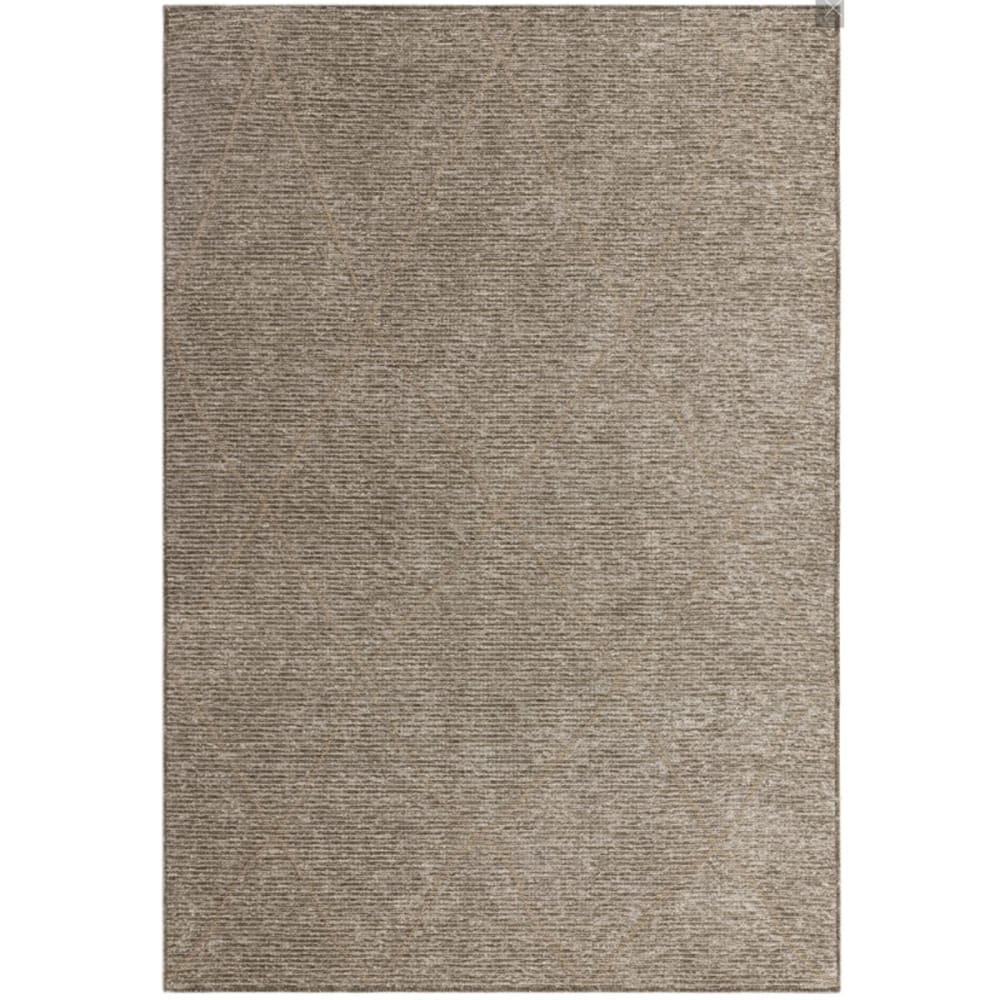 Tapis de salon en jute taupe 120x170 cm
