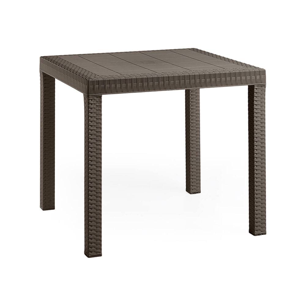 Table d'extérieur marron 107x80 cm