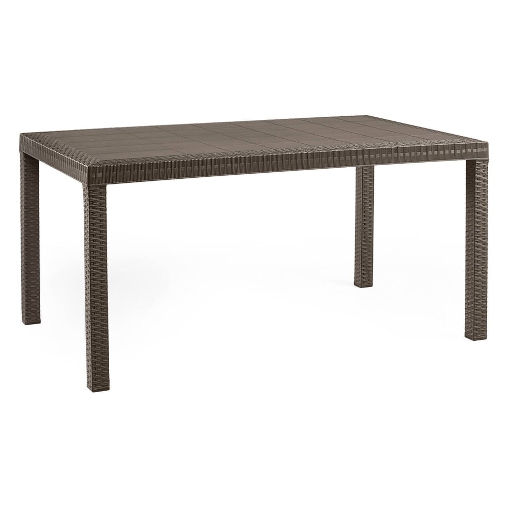 table d'extérieur marron