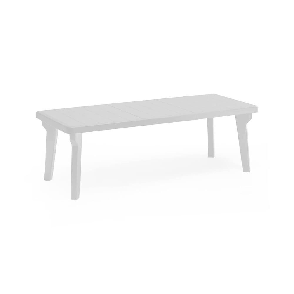 Table d'extérieur blanc 92x90 cm